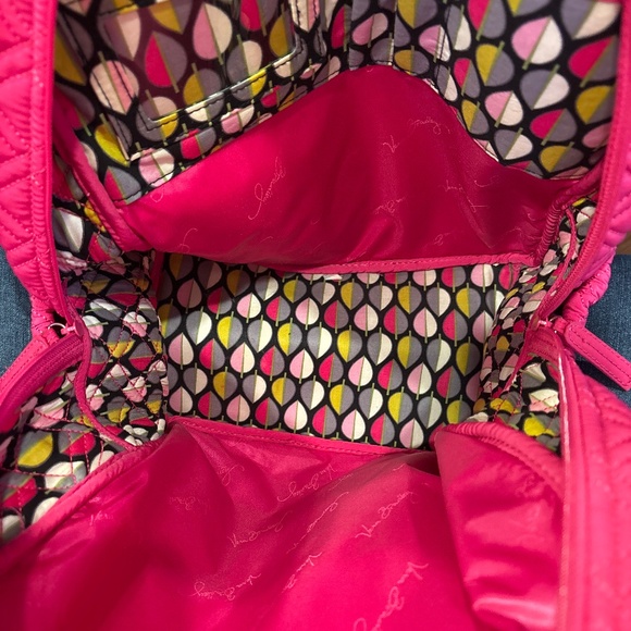 Vera Bradley Pink Campus Tech Quilted Large Backpack - Picture 5 of 7